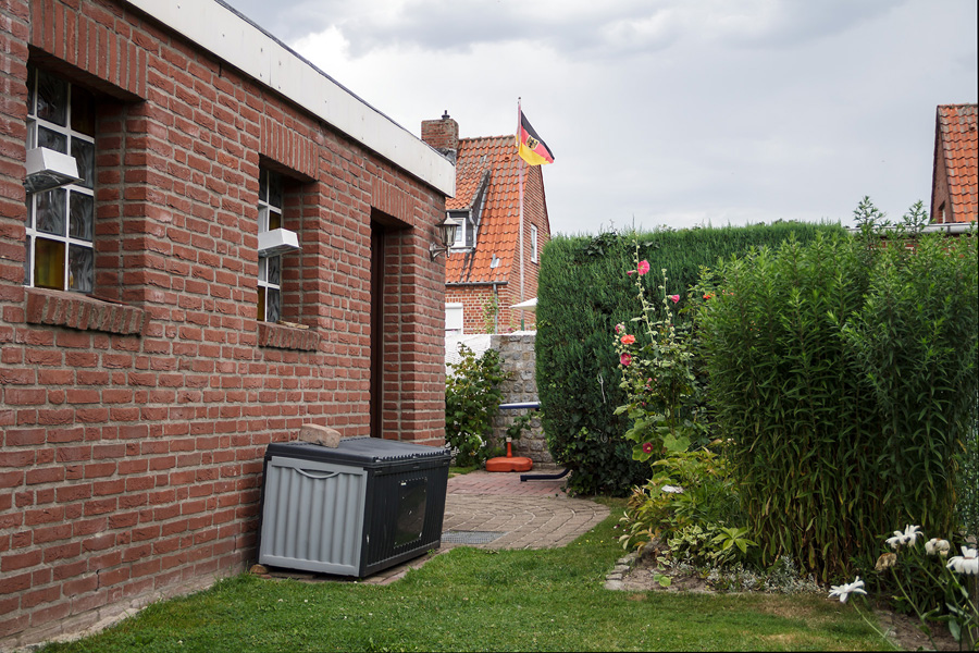 Eingang zur Ferienwohnung Feldblick in Sierksdorf an der Ostsee