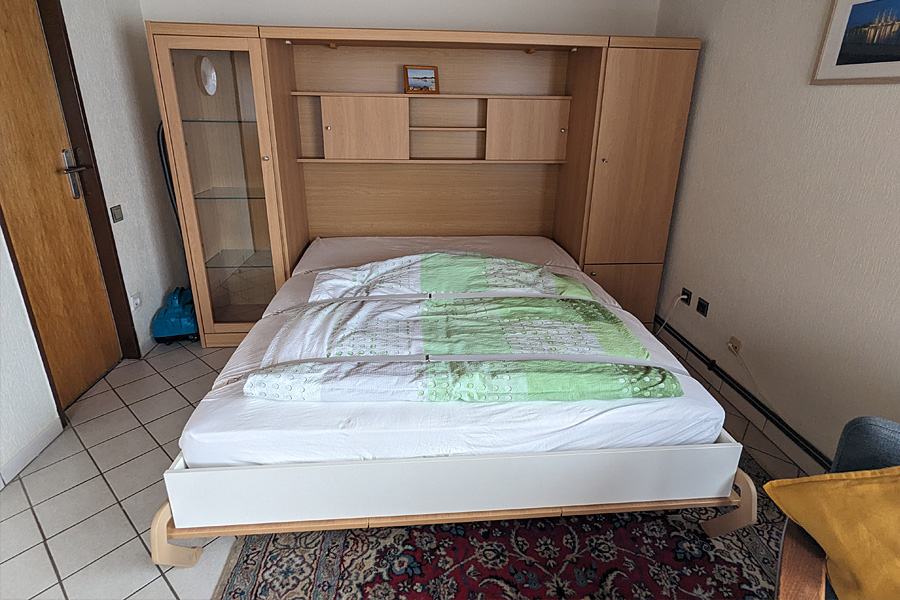 Ferienwohnung Feldblick Schrankbett